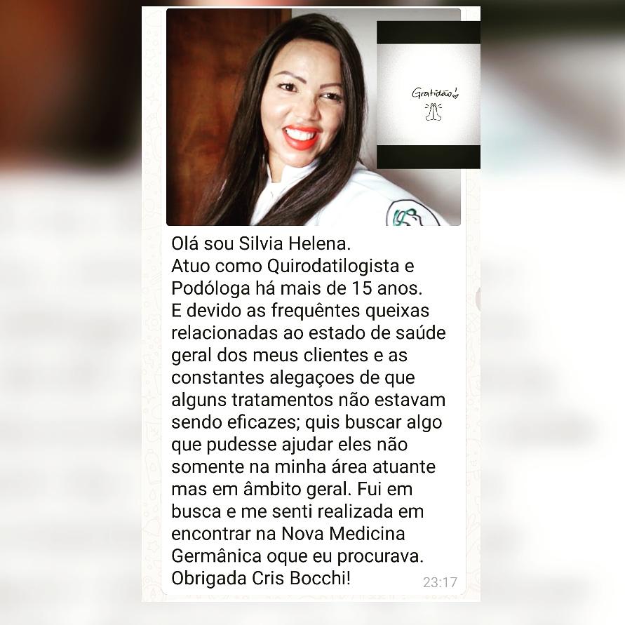 Depoimento de aluna: Silvia Helena, quirodatilogista e podóloga